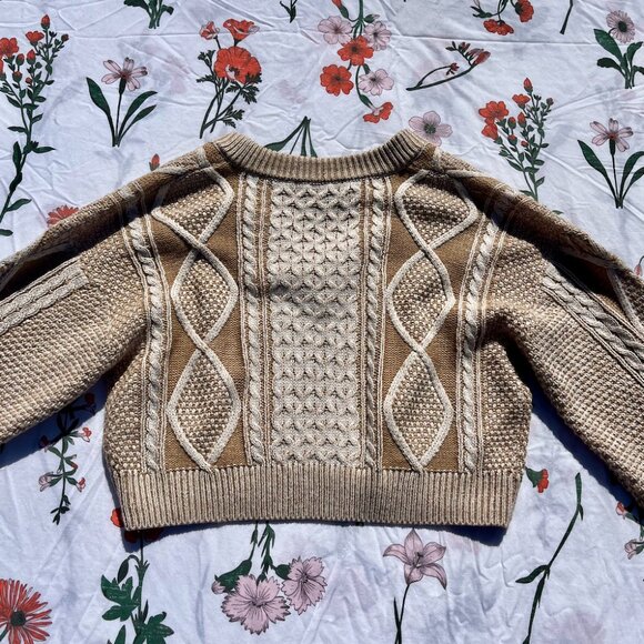 Crop Knit Sweater - Picture 2 of 2